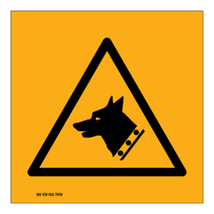 Advarselsskilt: Vakthund