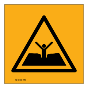 Advarselsskilt: Kvikksand