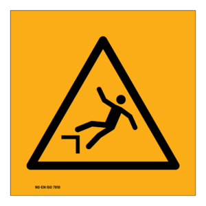 Advarsel klistremerke: Fallfare
