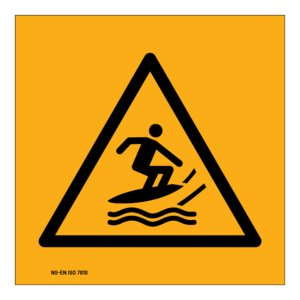 Advarsel klistremerke: Se opp for surfere