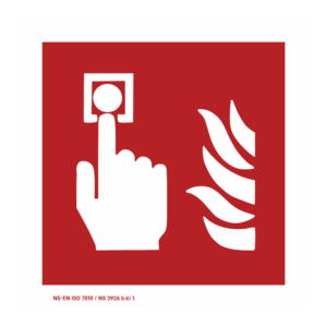 Brannskilt: Brannalarm