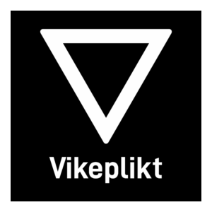 Privatrettslig skilt: "Vikeplikt" m/tekst