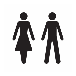 Informasjonsskilt: WC
