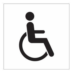 Informasjonsskilt: WC handikap
