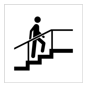 Informasjon klistremerke: Trapp 2