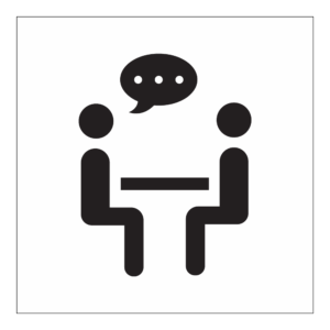 Informasjon klistremerke: Møterom