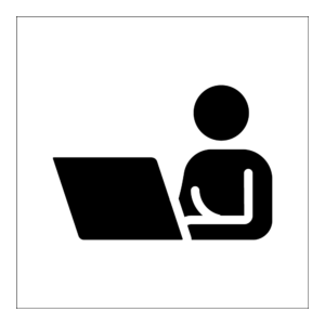 Informasjon klistremerke: Kontor