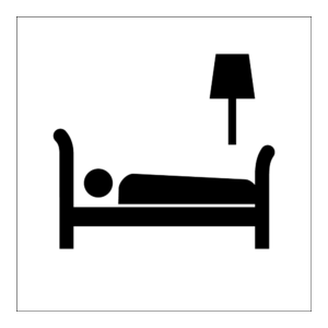 Informasjon klistremerke: Hvilerom