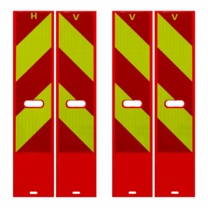 Hindermarkering skilt-panel uten fot