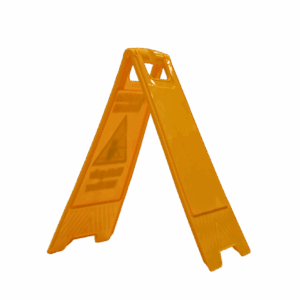 Varselskilt / bukk uten symbol, gul
